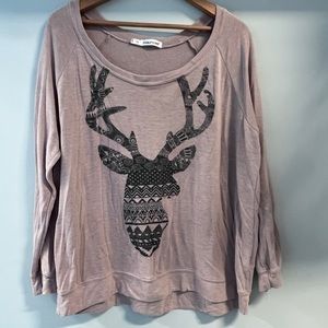 Ladies deer sweatshirt